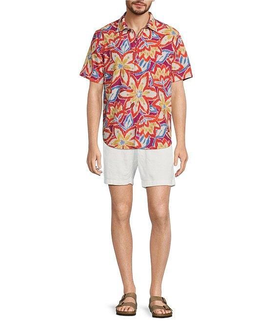 Tommy Bahama IslandZone Bahama Coast Floral Fusion Short Sleeve Woven Shirt Product Image