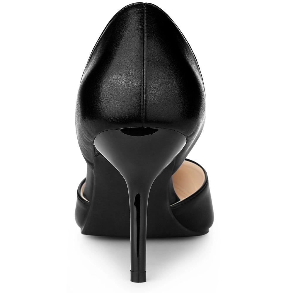 Allegra K Women's Pointy Toe Slip on Stiletto Heel Pump Sandals Product Image