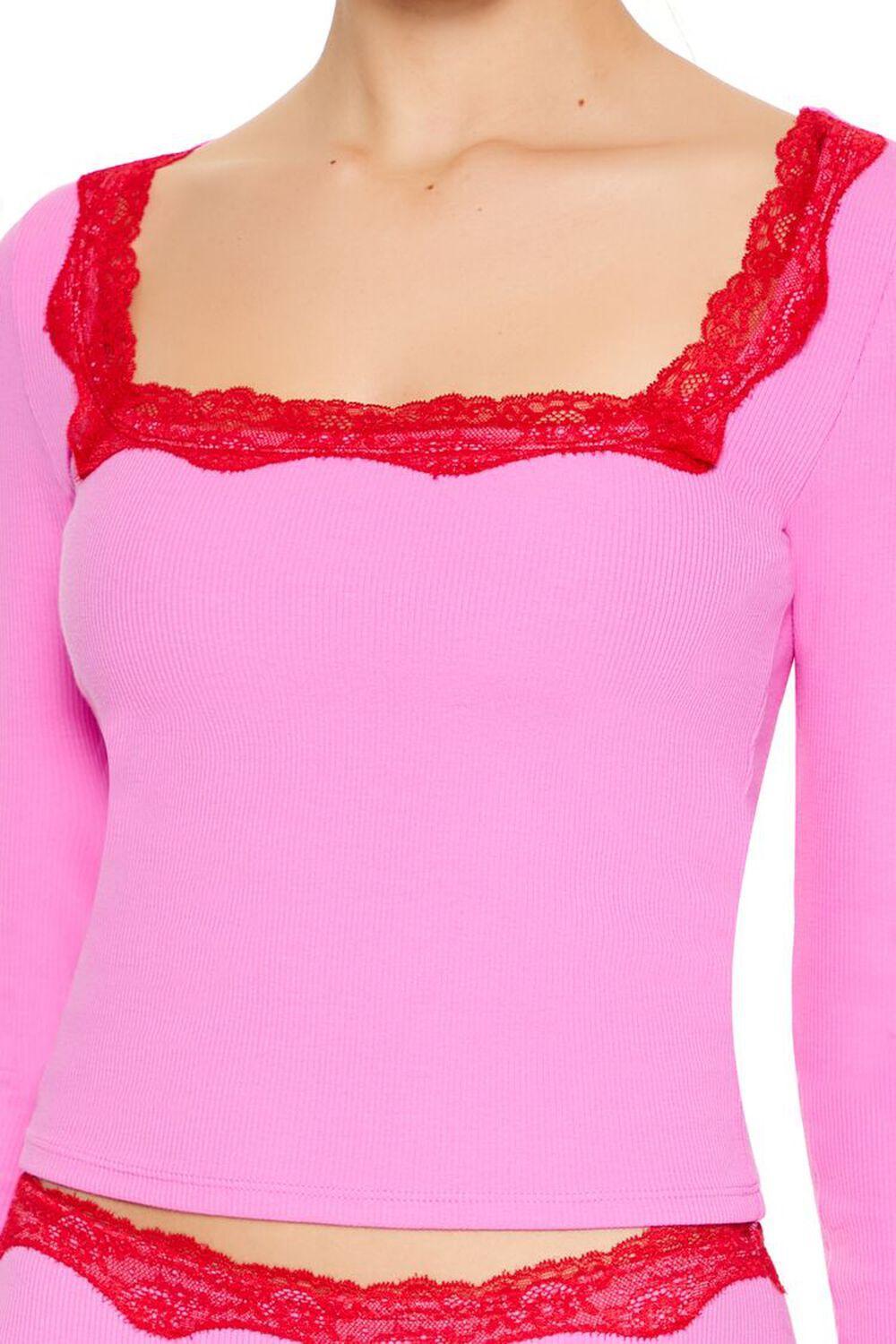 Lace-Trim Crop Top | Forever 21 Product Image