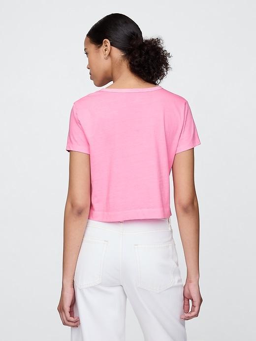 Organic Cotton VintageSoft Cropped T-Shirt Product Image