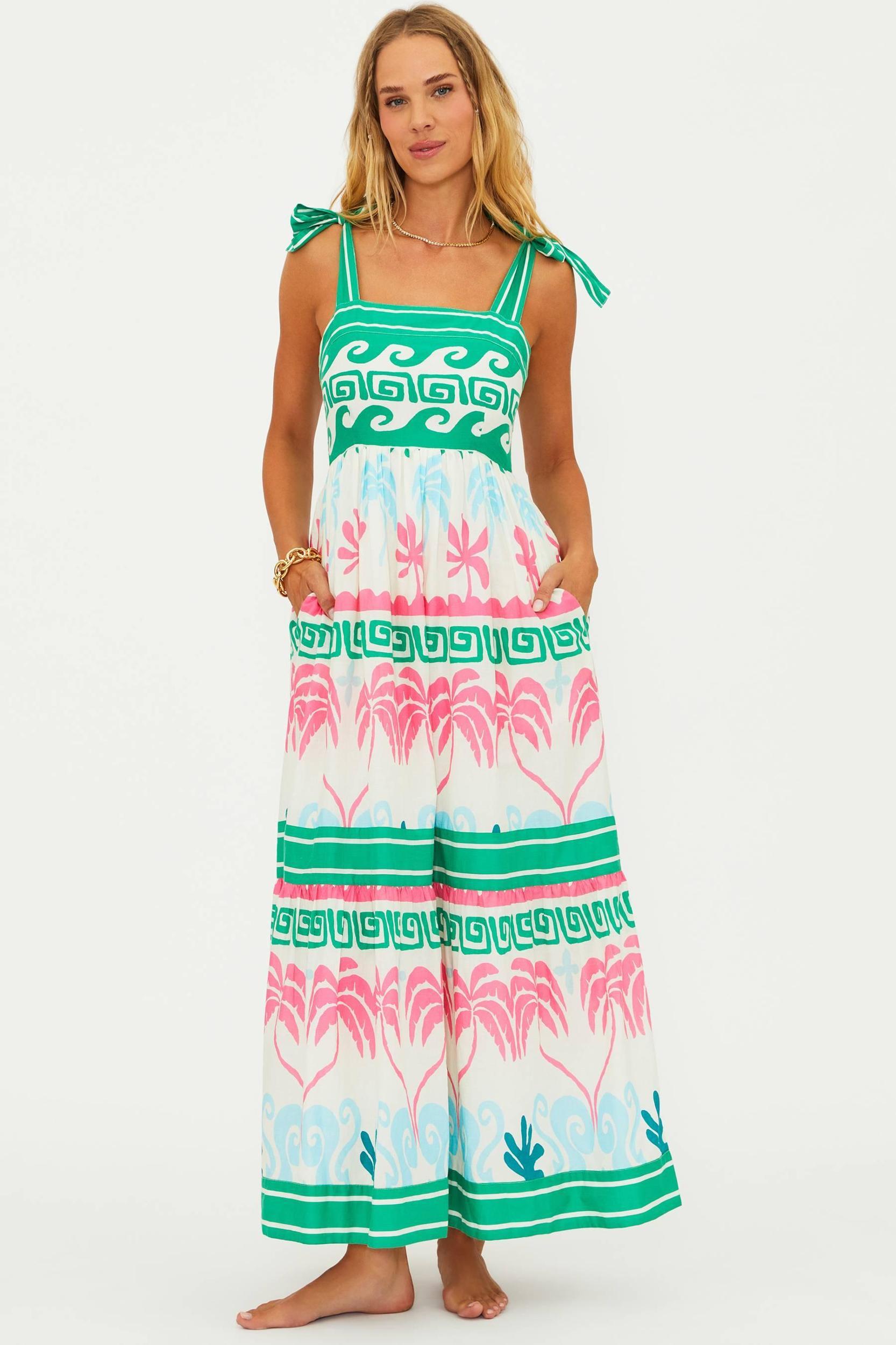 Cami Dress Tropical Palm Product Image