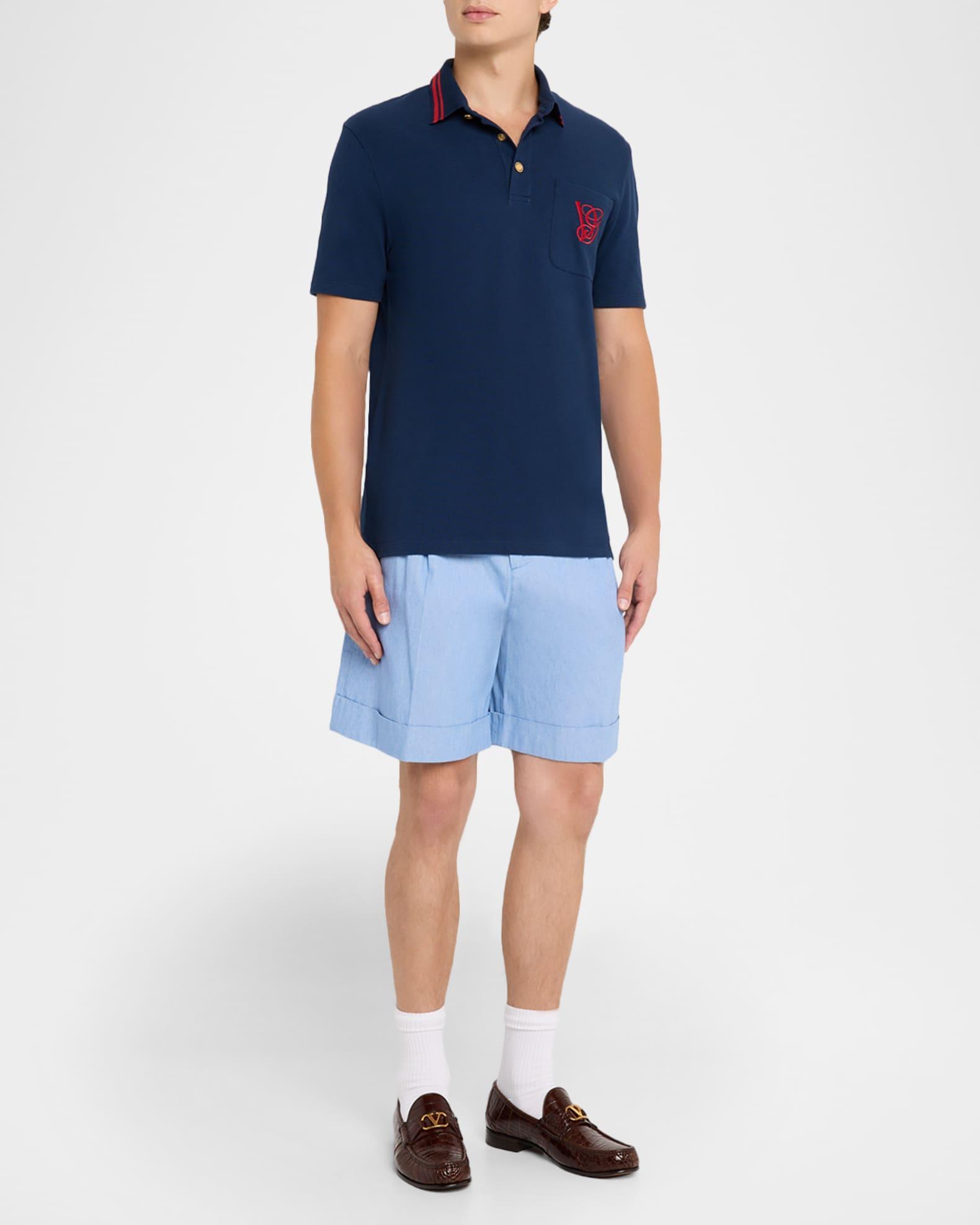 Men's Embroidered VG-Pocket Polo Shirt Product Image