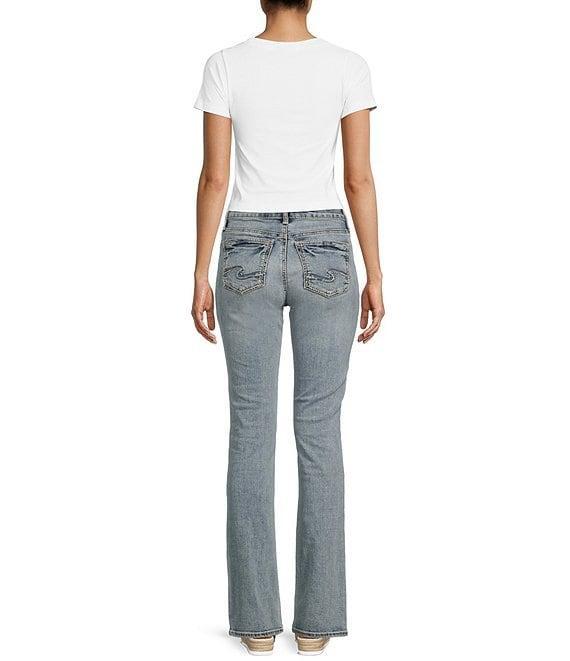 Silver Jeans Co. Suki Mid Rise Power Stretch Slim Bootcut Jeans Product Image