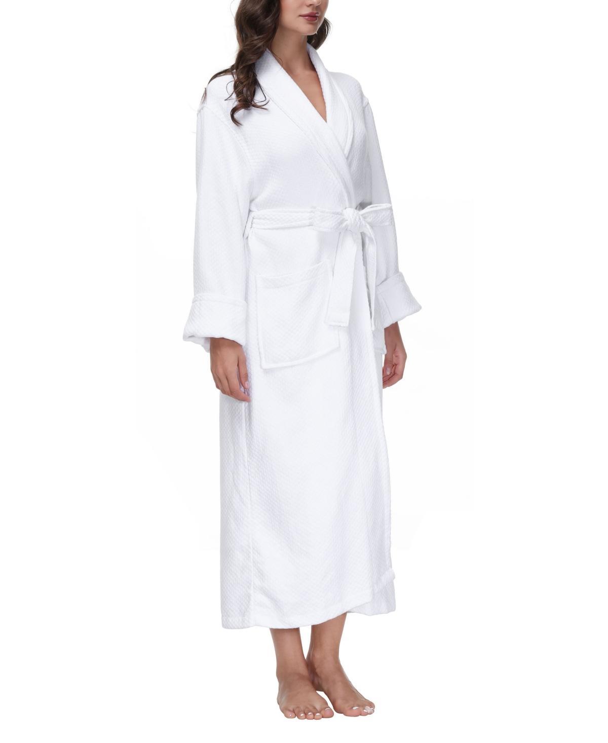 Womens INK+IVY Diamond Waffle Look Robe Pink Product Image