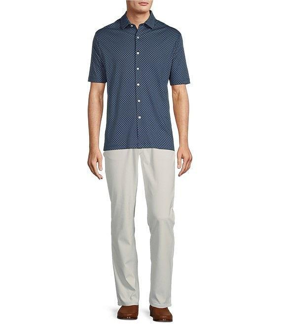 Hart Schaffner Marx The Mr. Classic Collection HartSoft Short Sleeve Micro Floral Print Shirt Product Image