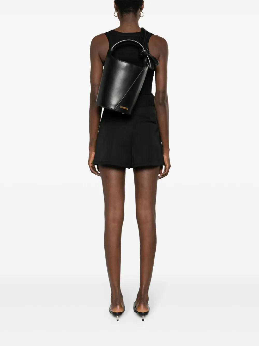 Le Petit Tourni leather bucket bag Product Image