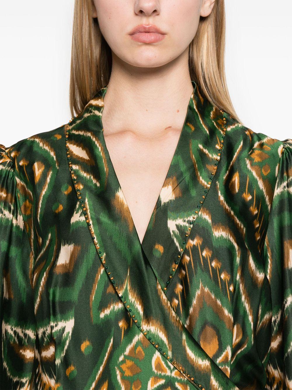 Pinneapple Ikat midi dress Product Image
