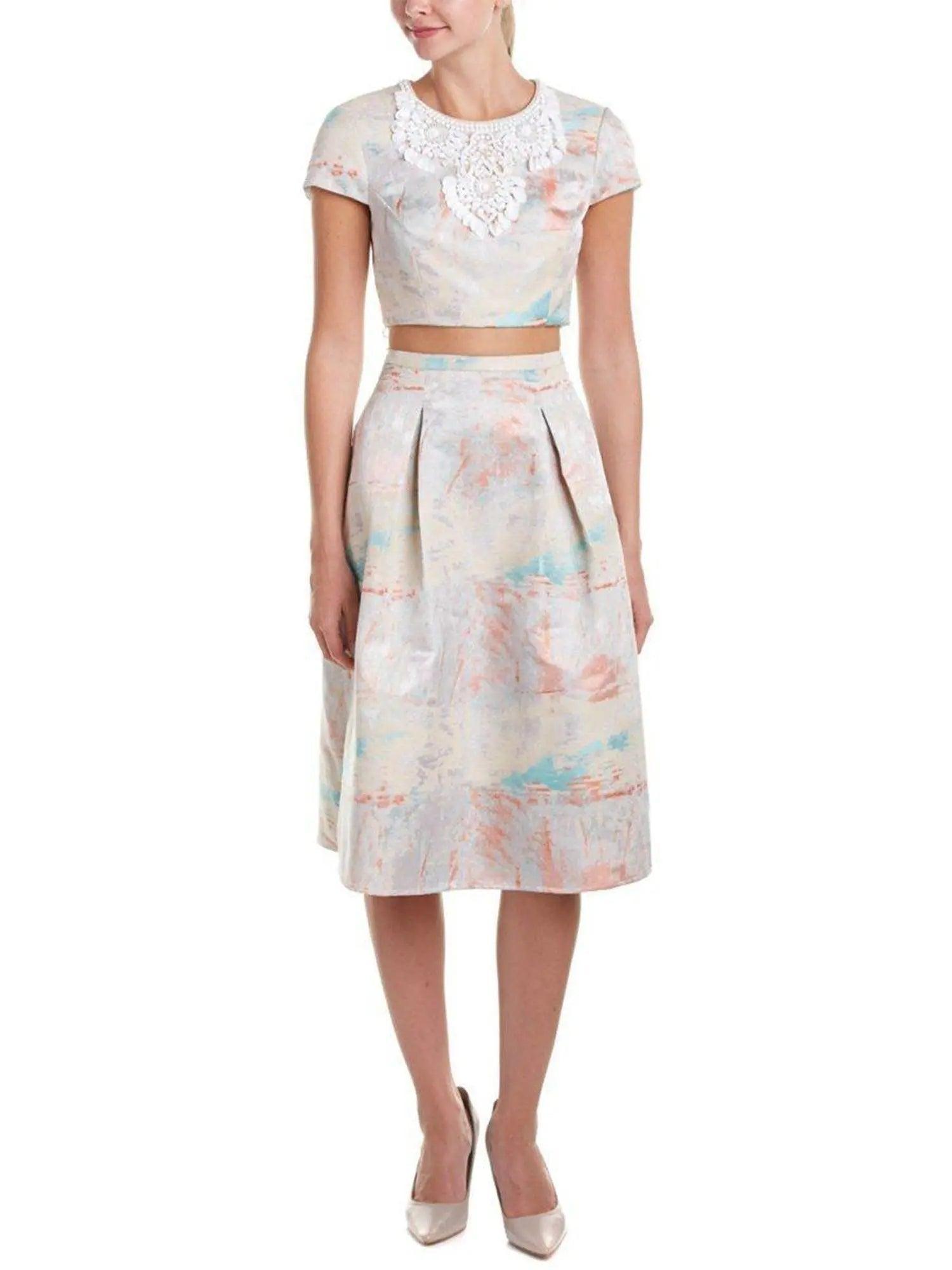 BCBG Adna Pleat Skirt Product Image