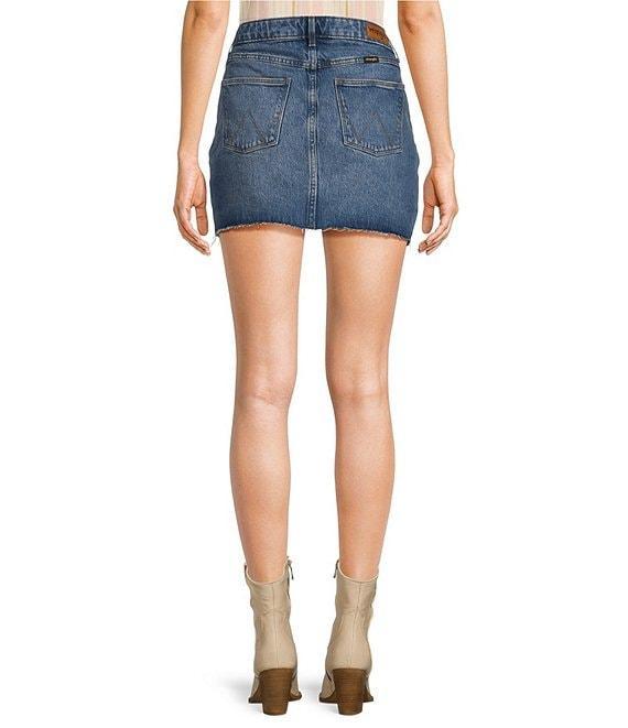 Wrangler® Sierra High Rise Denim Mini Skirt Product Image