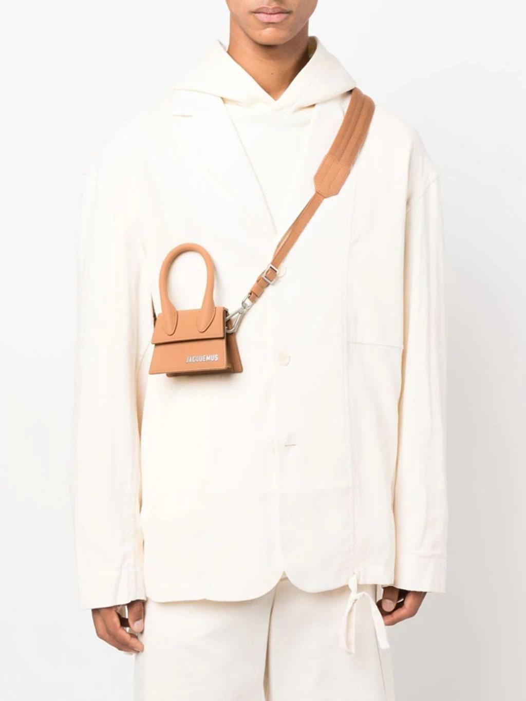 JACQUEMUS Le Chiquito Homme Mini Handbag In Brown Product Image