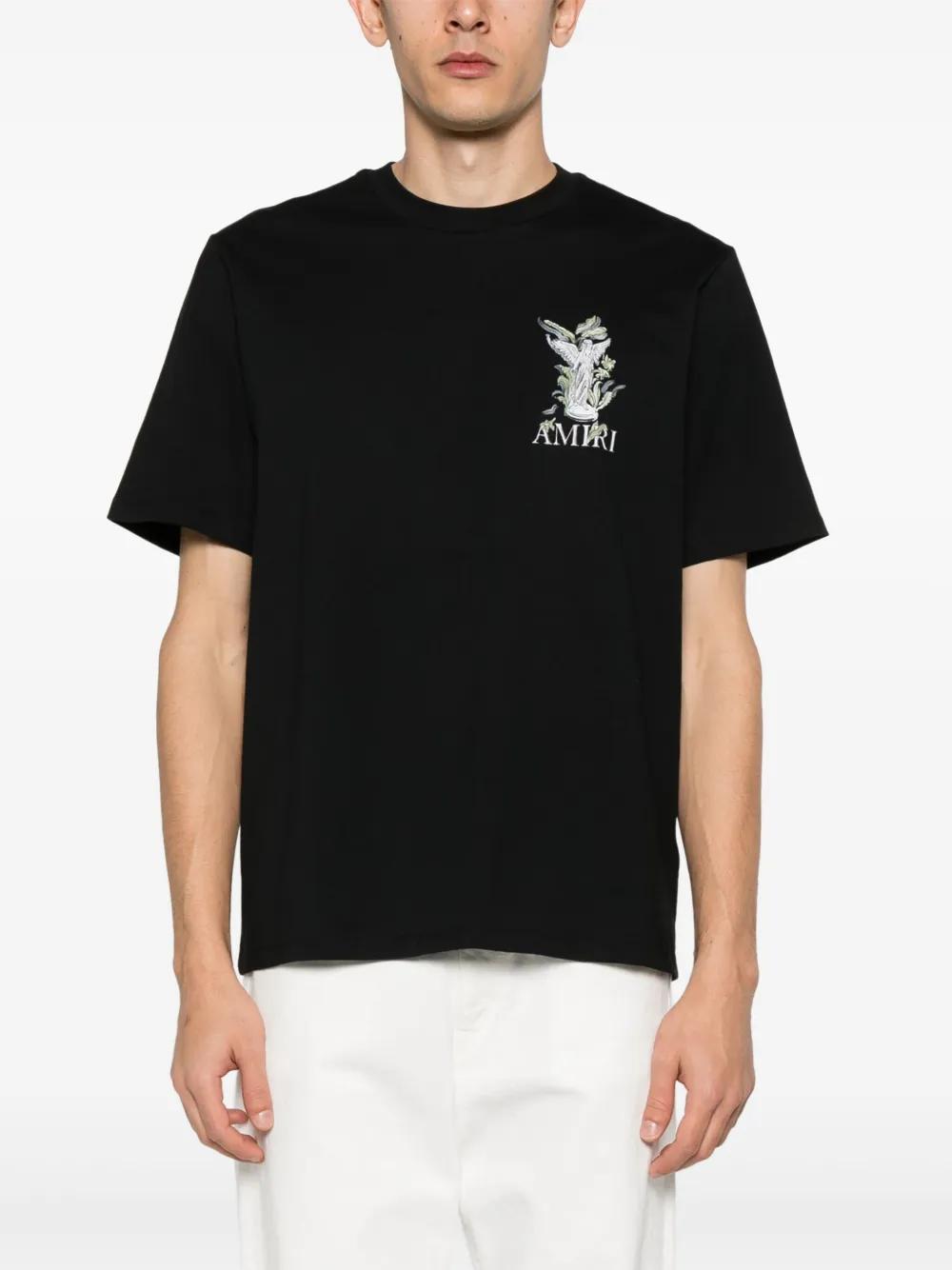 Garden-print T-shirt Product Image