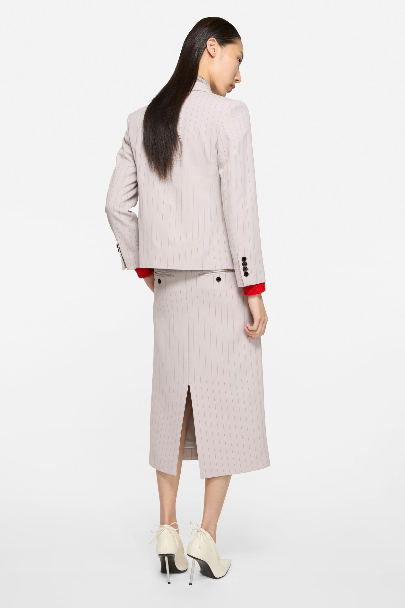 Single-breasted pinstripe jacket Product Image