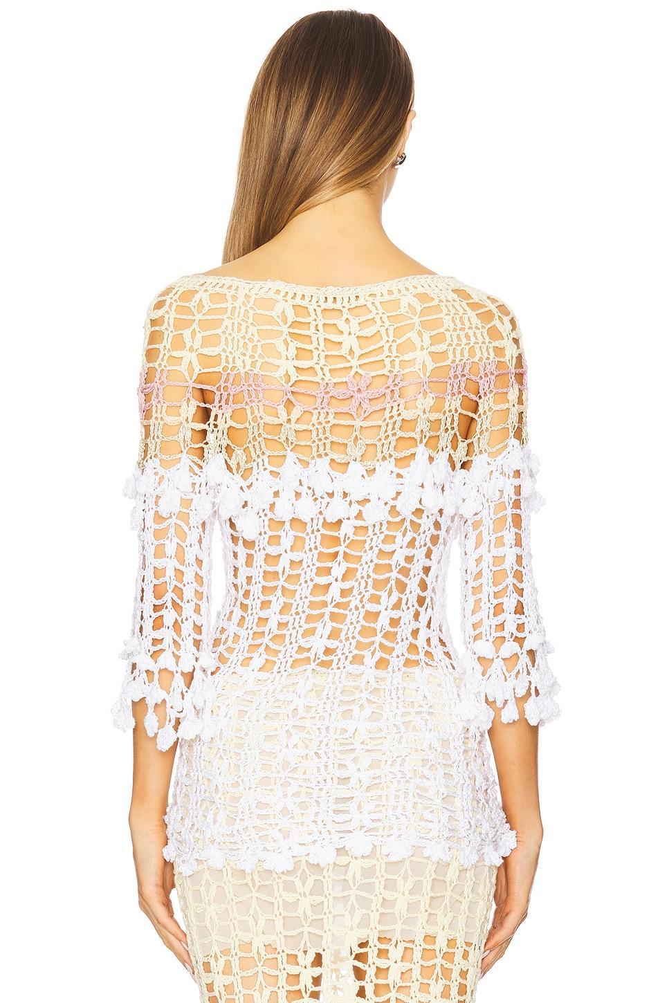 Handmade Crochet Top ANDREEVA Product Image