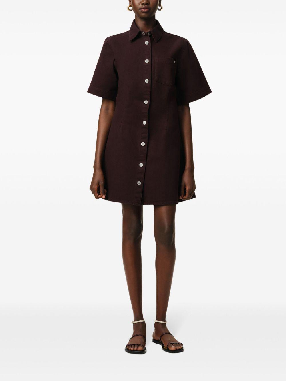 short-sleeve shirt dress Product Image