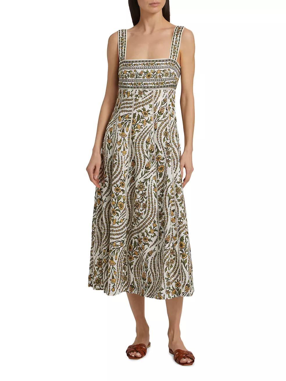 Rye Floral Linen Dress Product Image