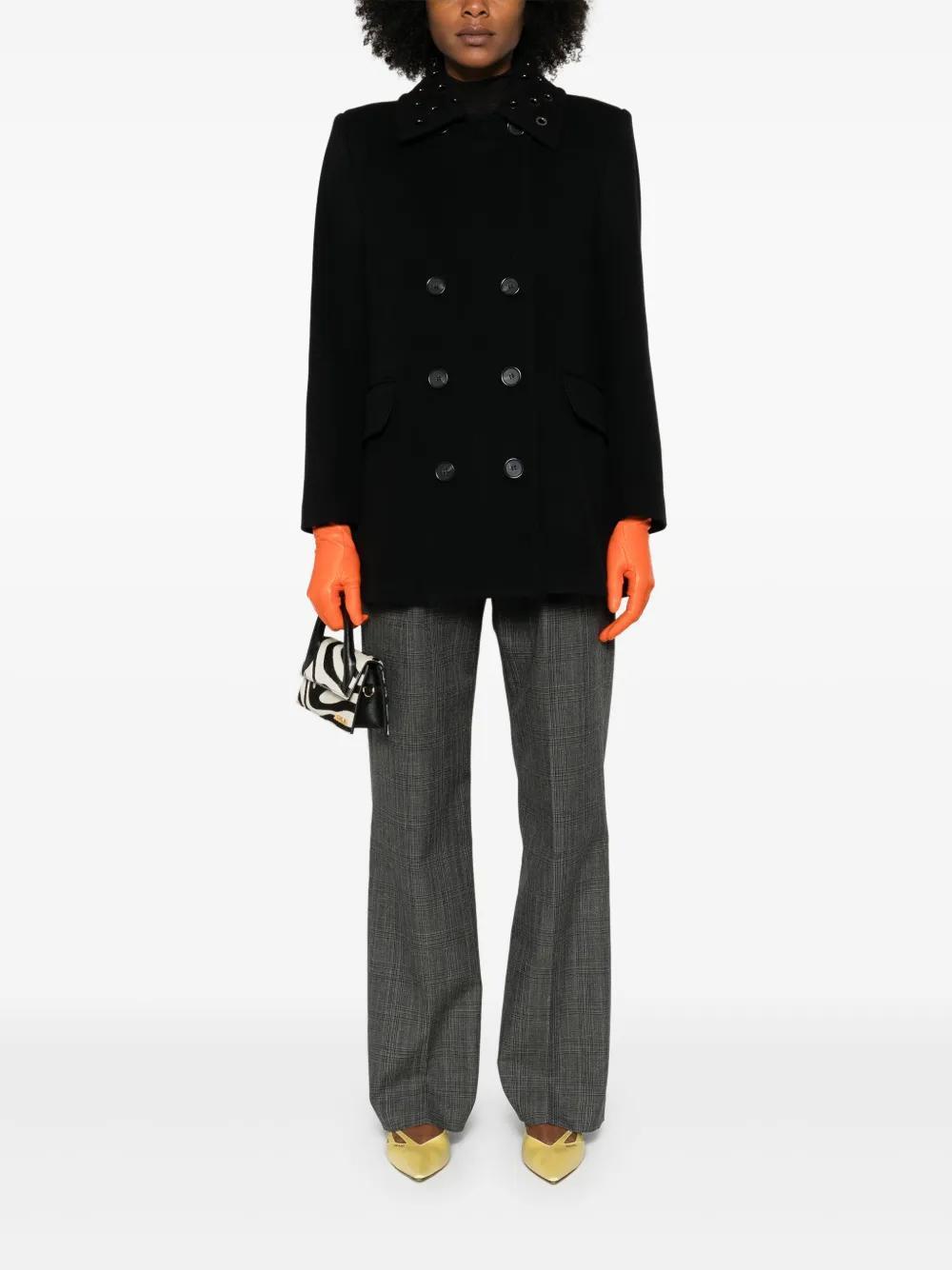 MSGM Palazzo Trousers In Grigio Product Image