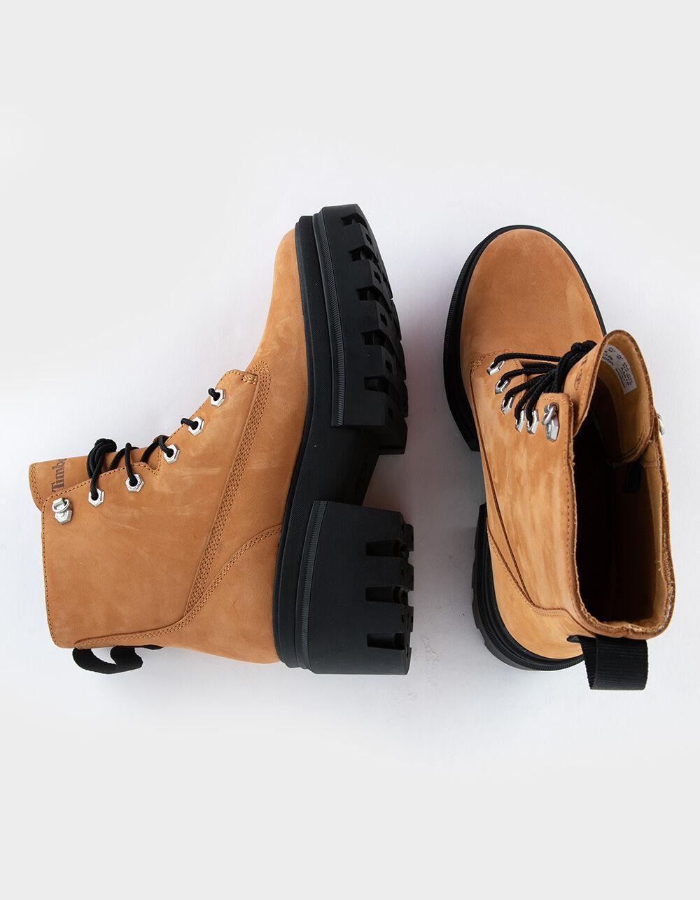 TIMBERLAND Everleigh 6 Inch Lace Up Womens Boots - WHEAT Product Image