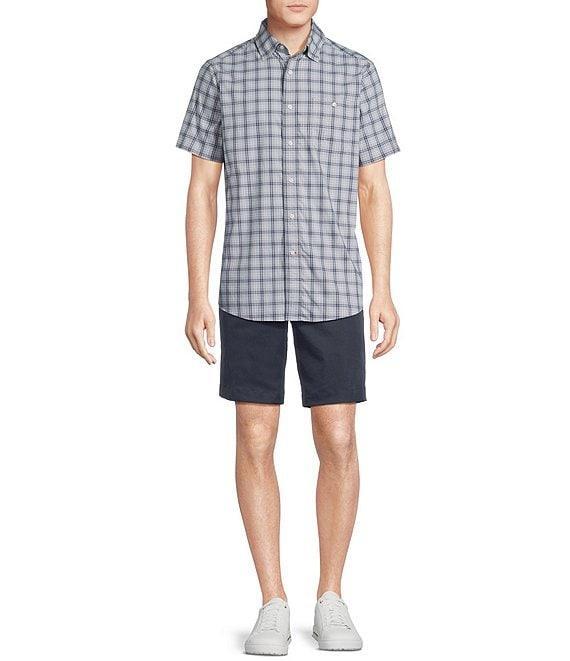 Cremieux Blue Label Big & Tall Performance Stretch Plaid Short Sleeve Woven Shirt Product Image