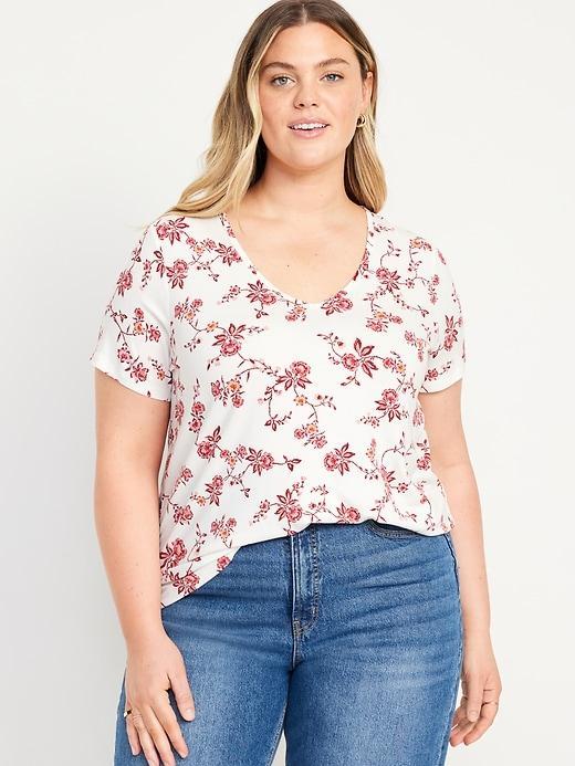 Luxe V-Neck T-Shirt Product Image
