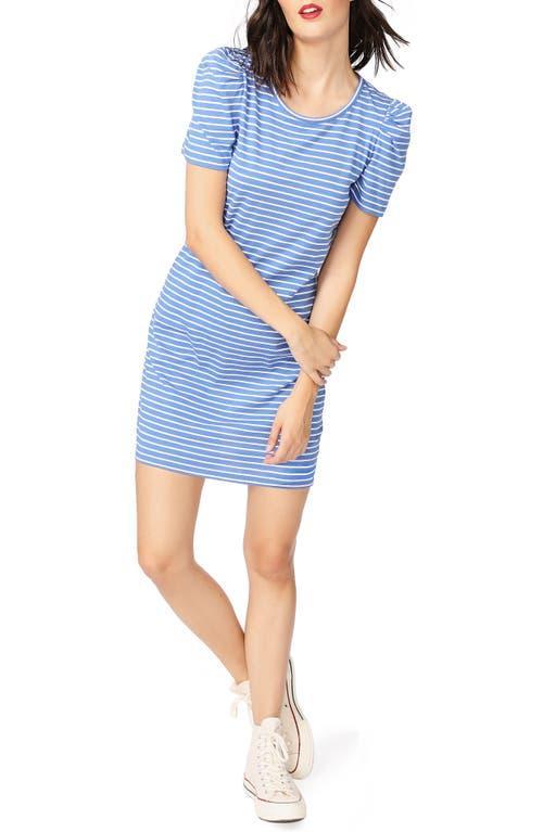 Court & Rowe Womens Short Sleeve Thin Classic Stripe Knit Dress Product Image