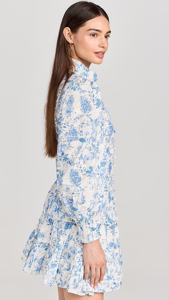 English Factory Digital Print Button Down Blouse | Shopbop Product Image