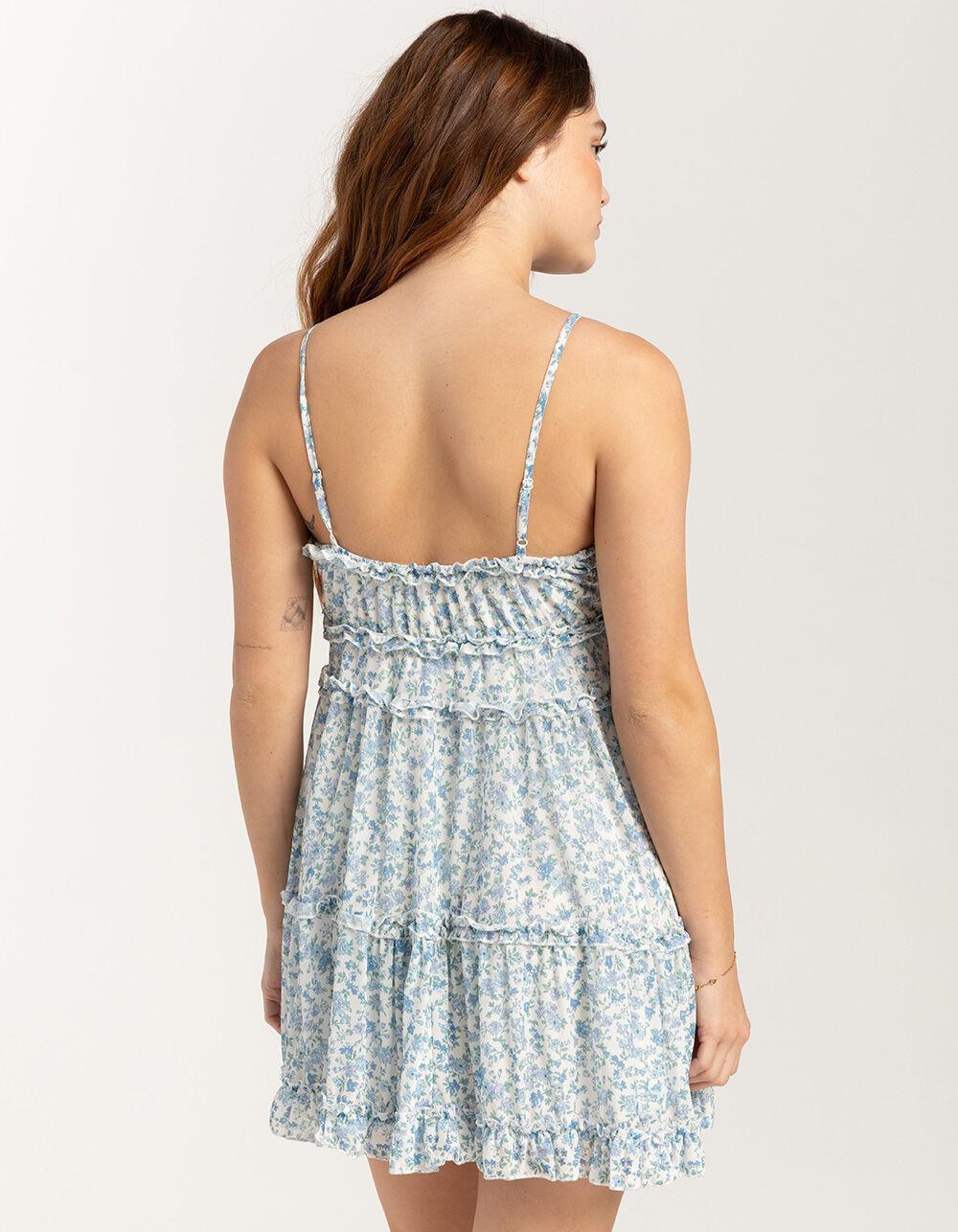 FULL TILT Ruffle Tier Womens Slip Dress Product Image