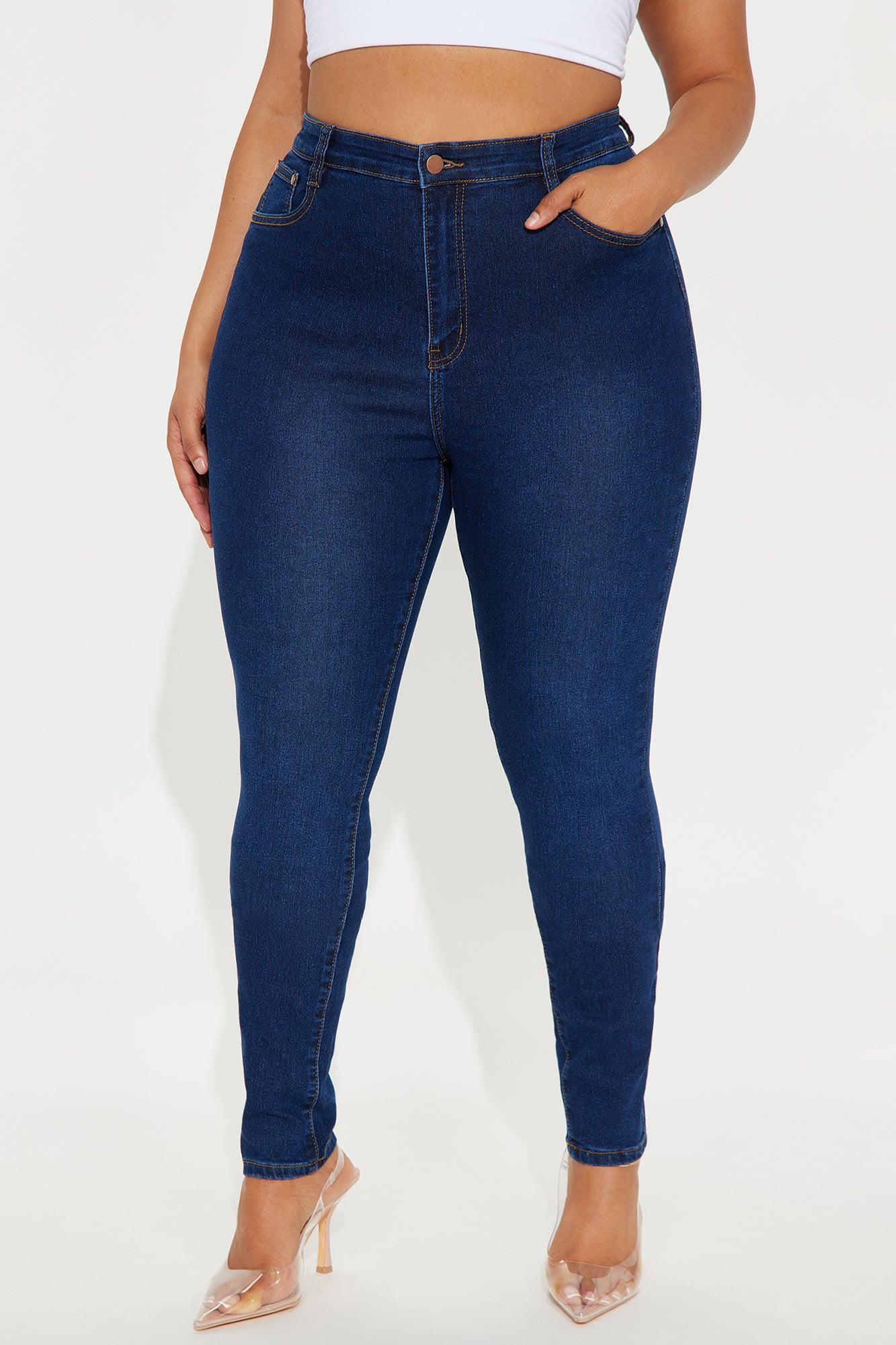 Tall Marilyn High Waisted Skinny Jeans - Dark Wash Product Image