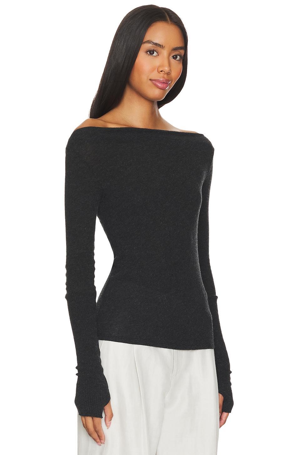 Cashmere Boatneck Top Enza Costa Product Image