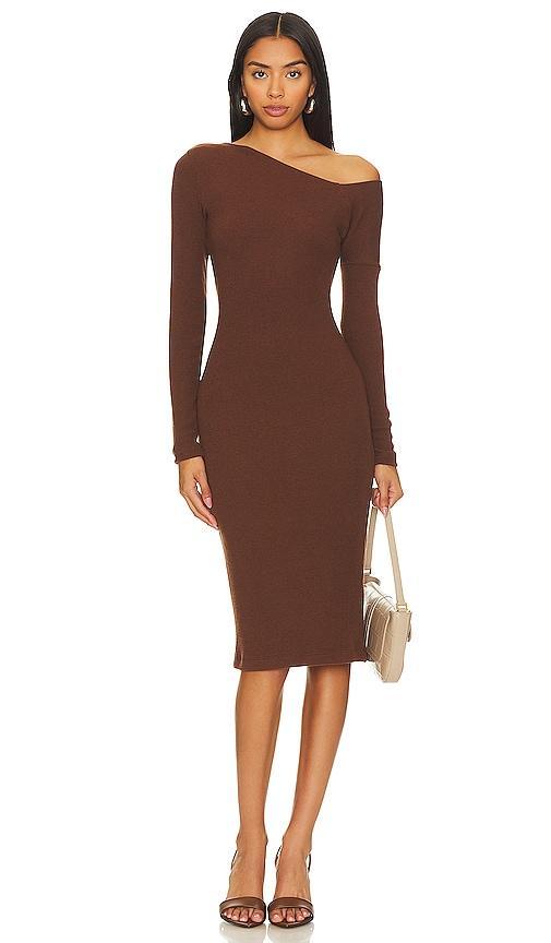 Enza Costa Knit One Shoulder Dress Product Image