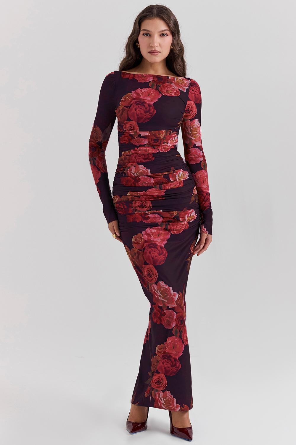 Lanetta Romantic Floral Maxi Dress Product Image