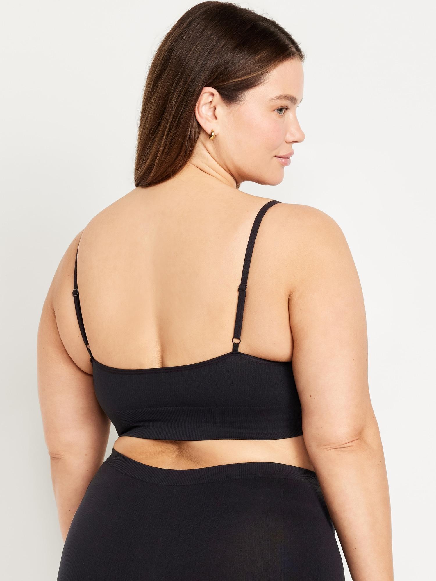 Seamless Ribbed Longline Bra Product Image