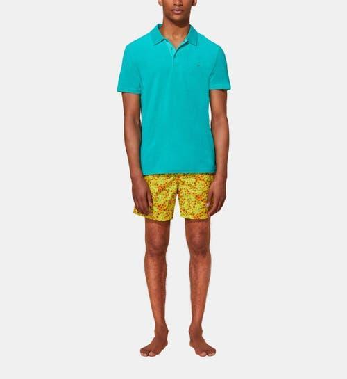Mens Organic Terry Polo Shirt Product Image