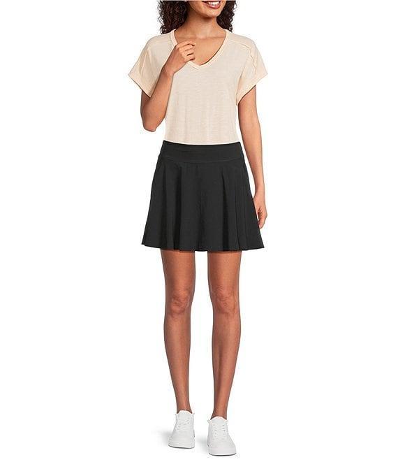 Kinesis Flowy Pull-On A-Line Skirt Product Image