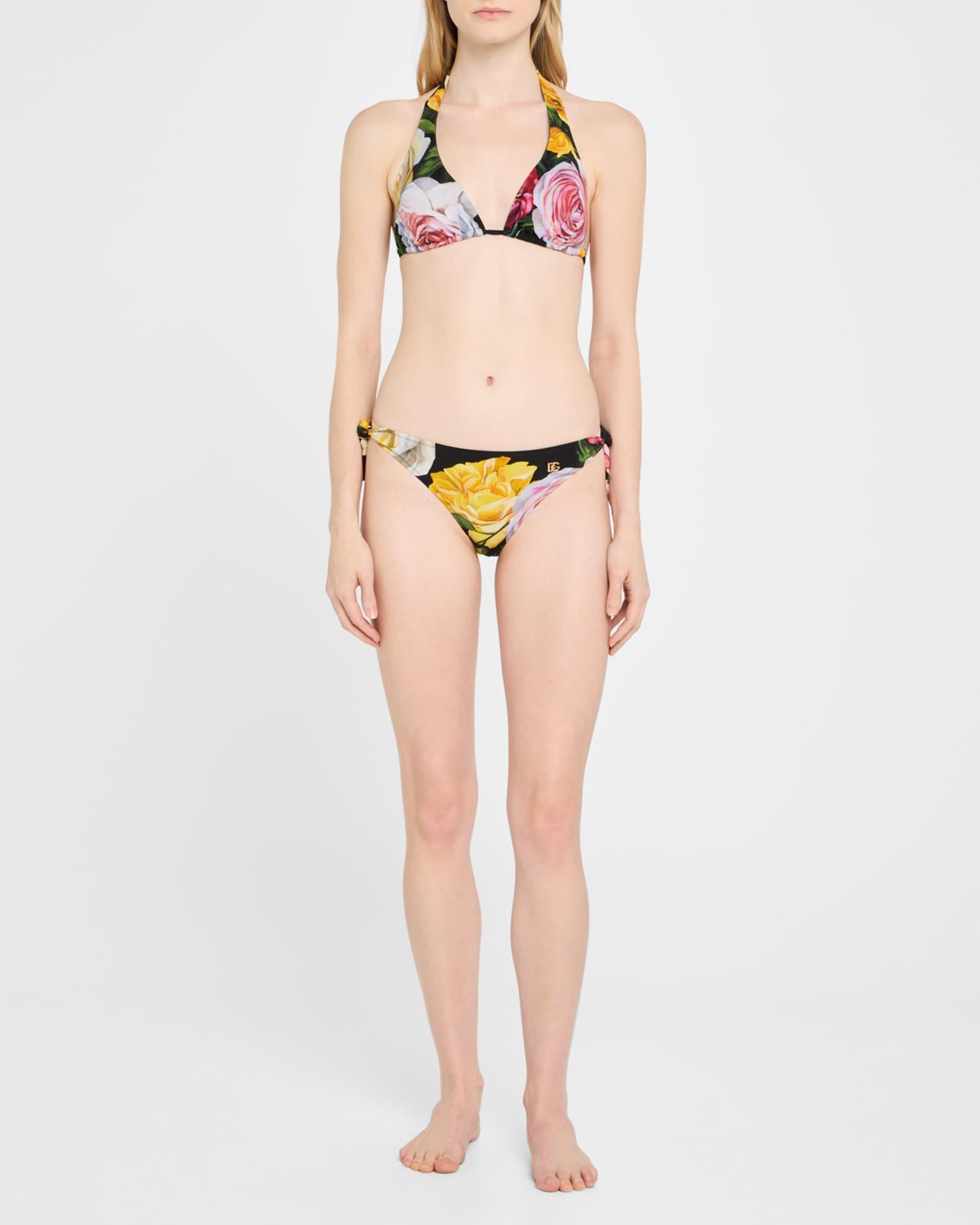 Peonies and Roses Two-Piece Swimsuit Product Image