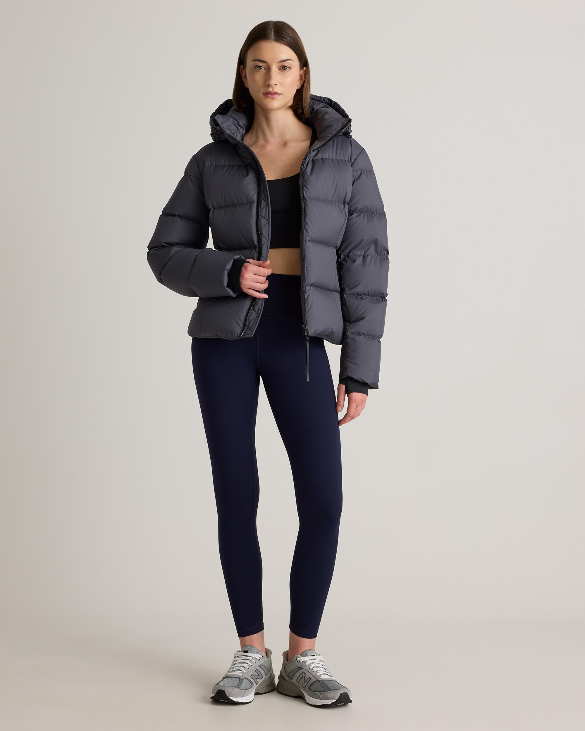 Quince | Women's Responsible Down Cinch Waist Puffer Jacket Size XS, Recycled Polyester Product Image