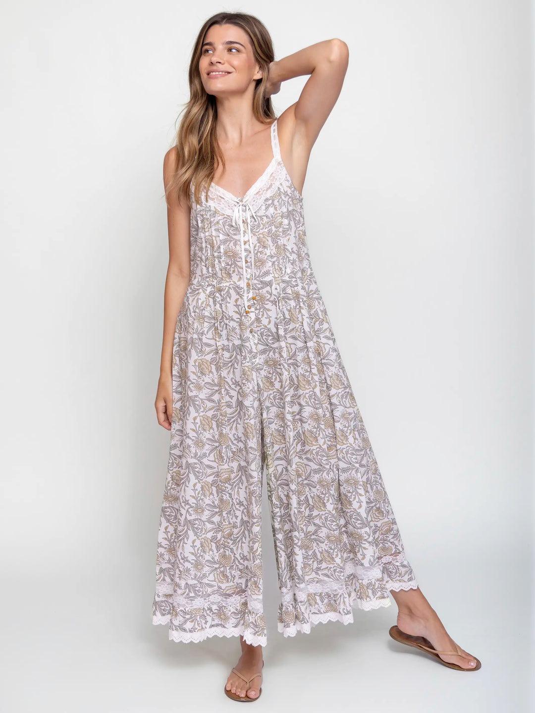 Cotton & Lace Jumpsuit Product Image