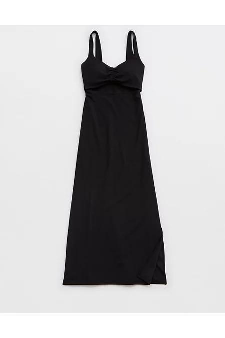 OFFLINE By Aerie Real Me XTRA Night Out Keyhole Midi Dress Women's Product Image
