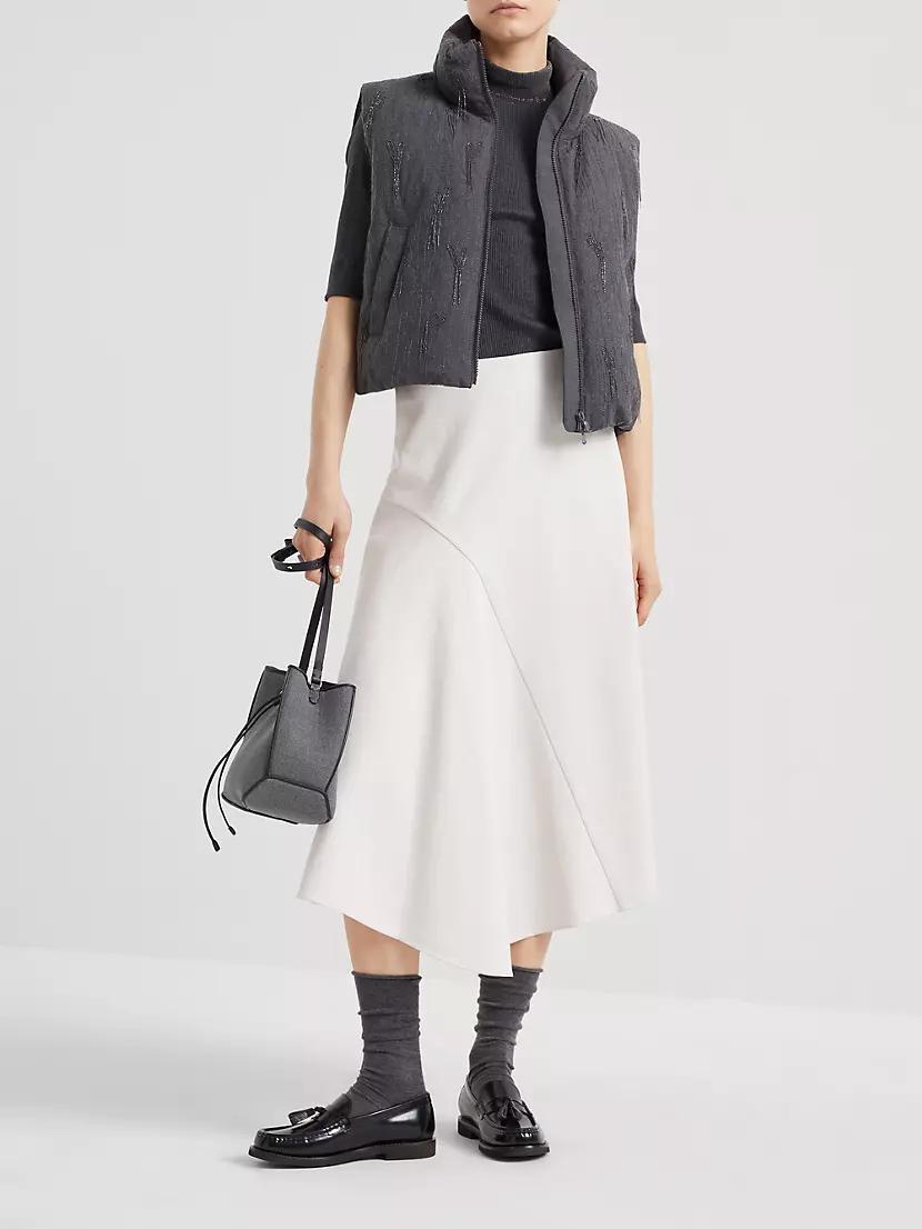 Tropical Luxury Wool Down Vest Product Image
