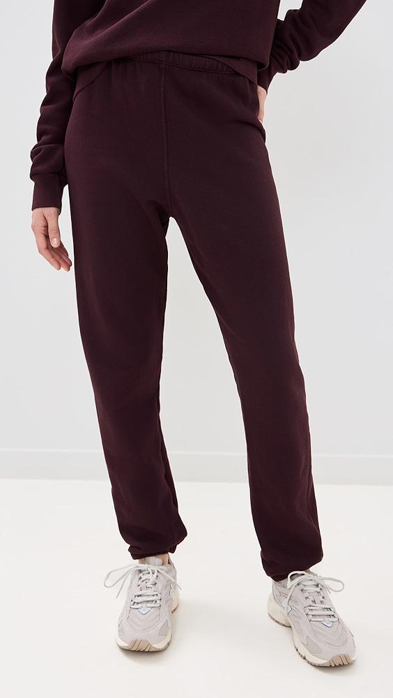 perfectwhitetee Fleece Easy Sweatpants | Shopbop Product Image