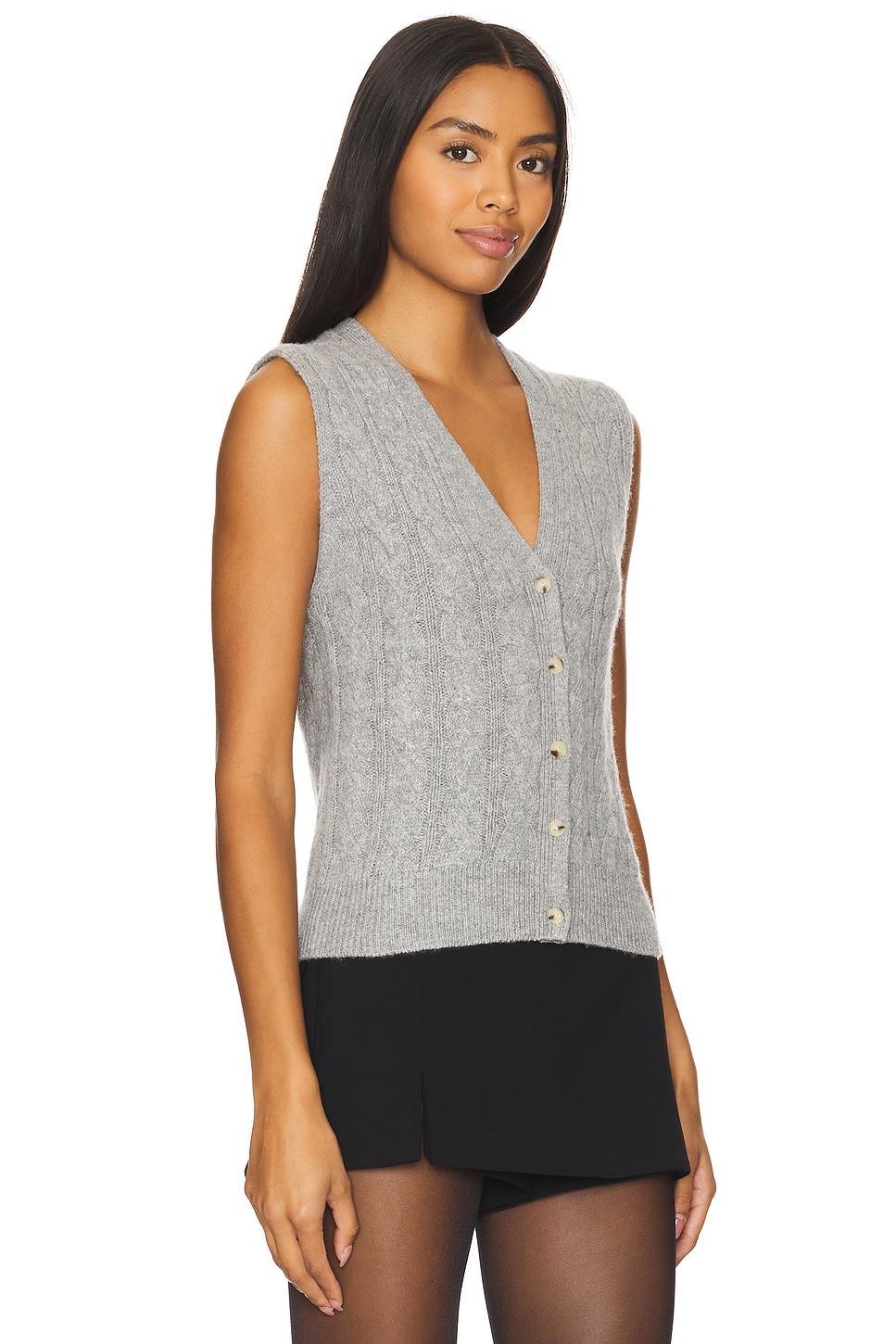 Cable Button Vest Vince Product Image