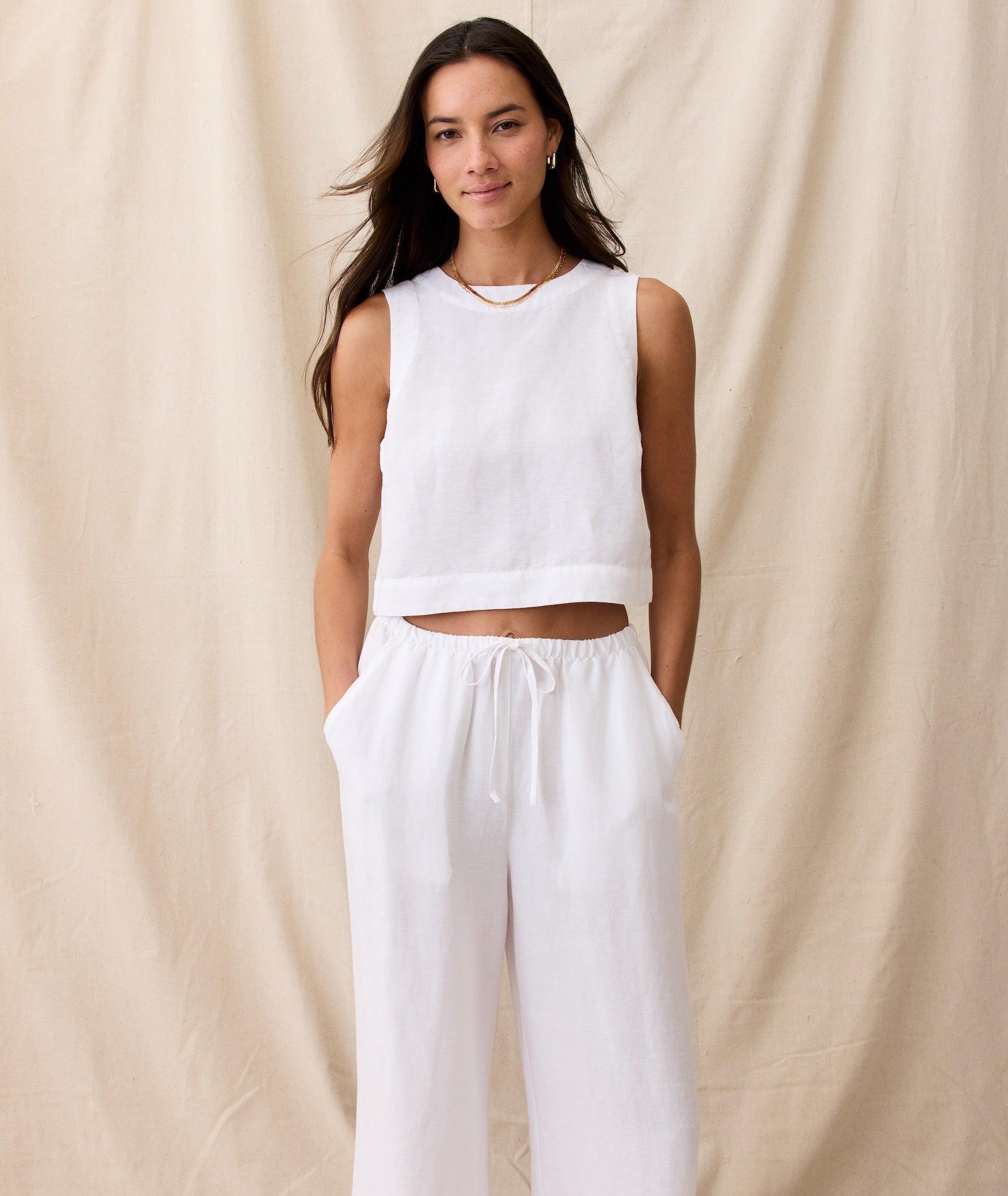 Quinn Linen Tank Product Image
