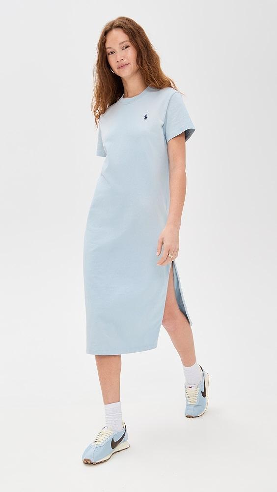 Polo Ralph Lauren Jersey Knit Crew Neck Short Sleeve Dress | Shopbop Product Image