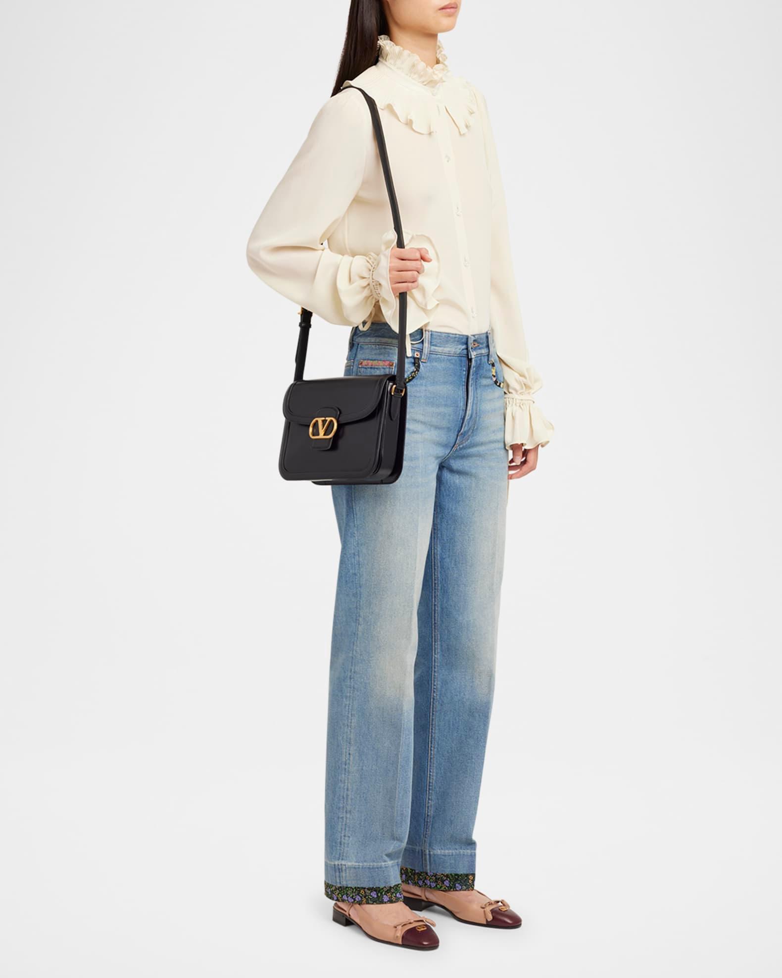 9 to 5 Flap Leather Saddle Crossbody Bag Product Image