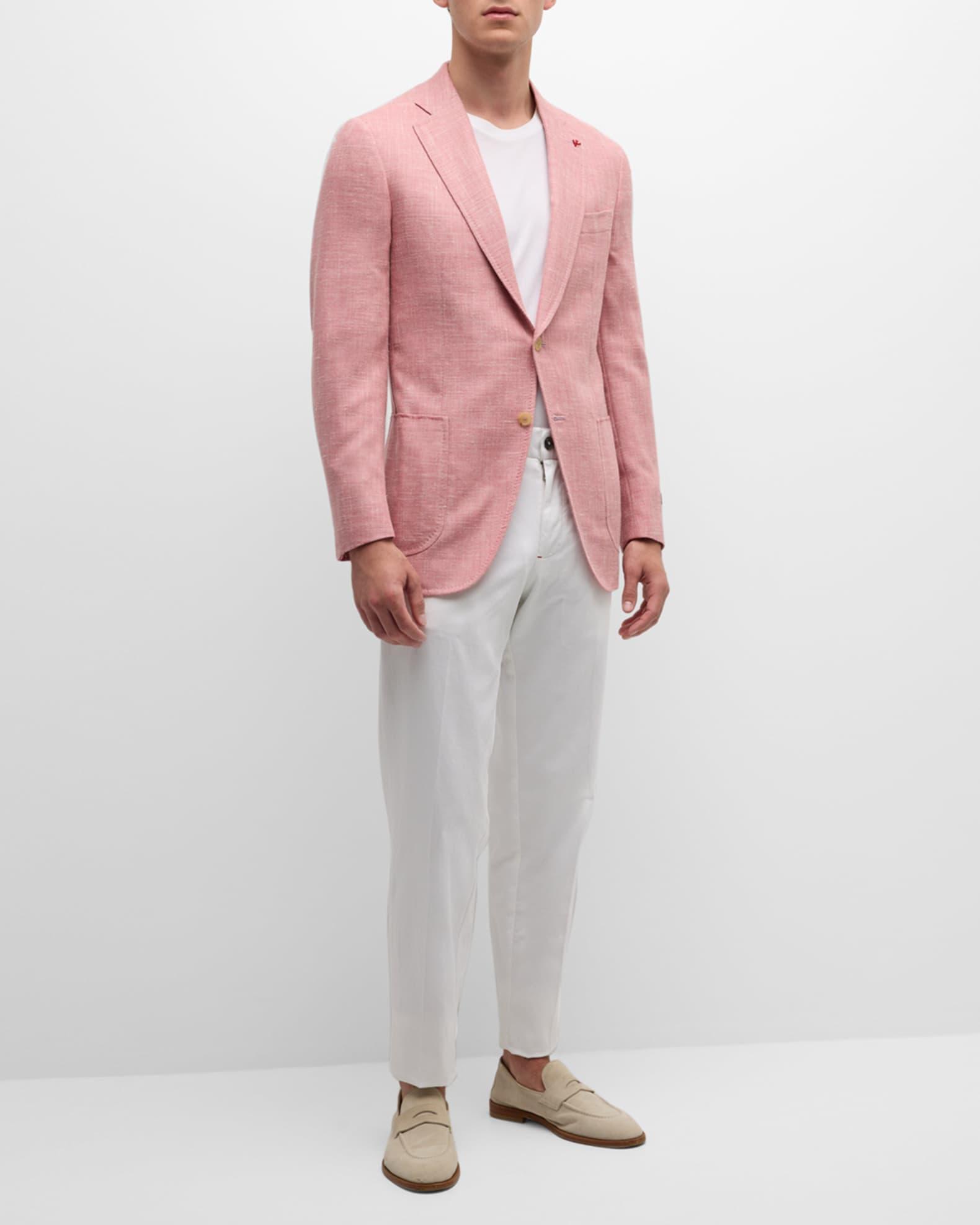 Men's Linen-Blend Blazer Product Image