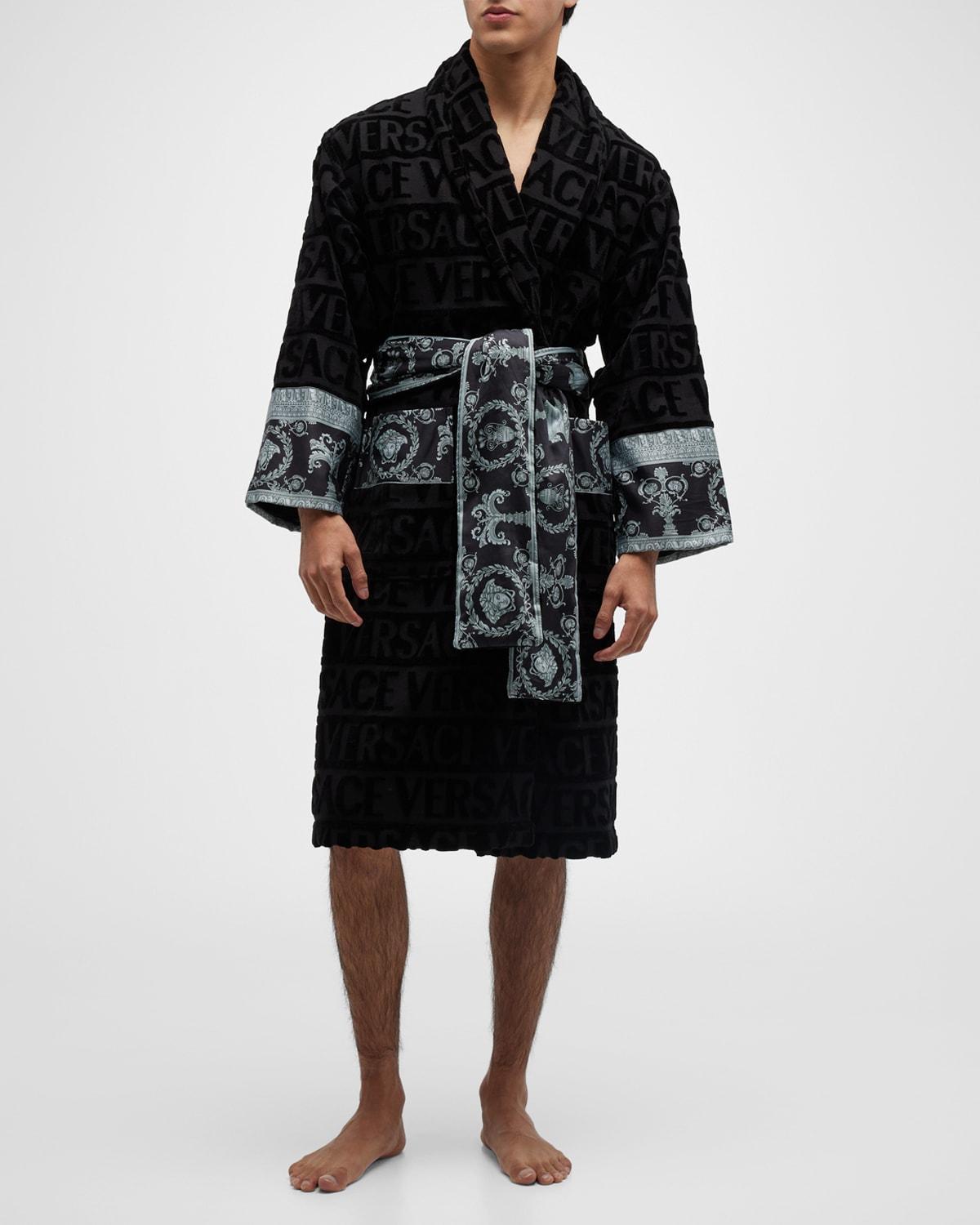 Mens Logo Baroque Bathrobe Product Image