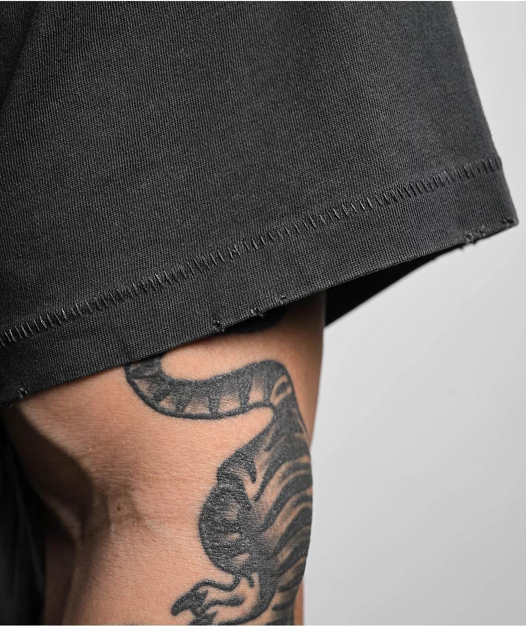 A.LAB Chill Guy Washed Black T-Shirt Product Image