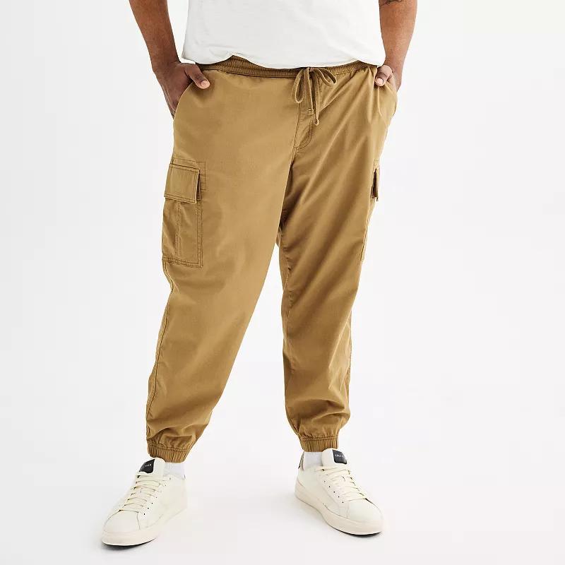 Big & Tall Sonoma Goods For Life® Pull-On Cargo Jogger Pants, Men's, Size: 3XB, Kagan Green Product Image
