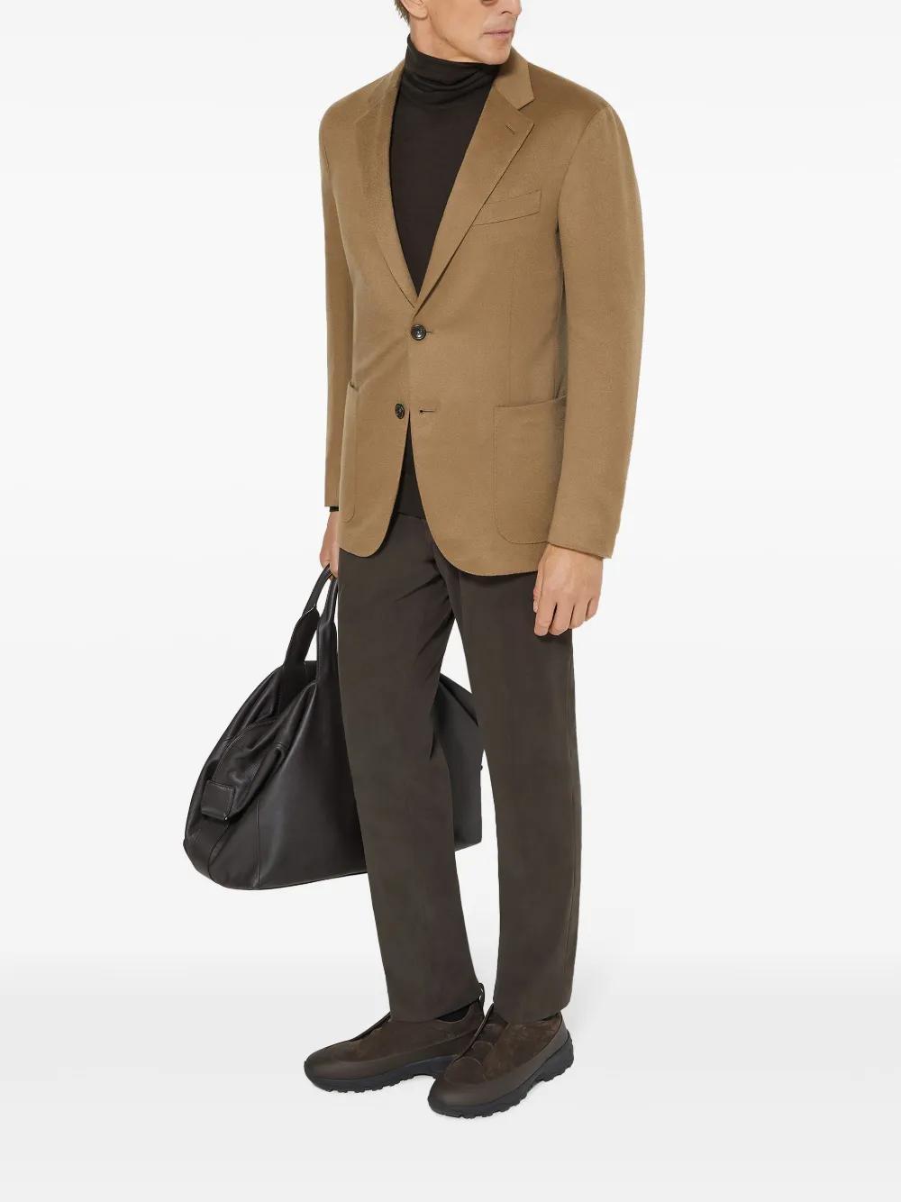 ZEGNA Beige Oasi Cashmere Jacket Product Image