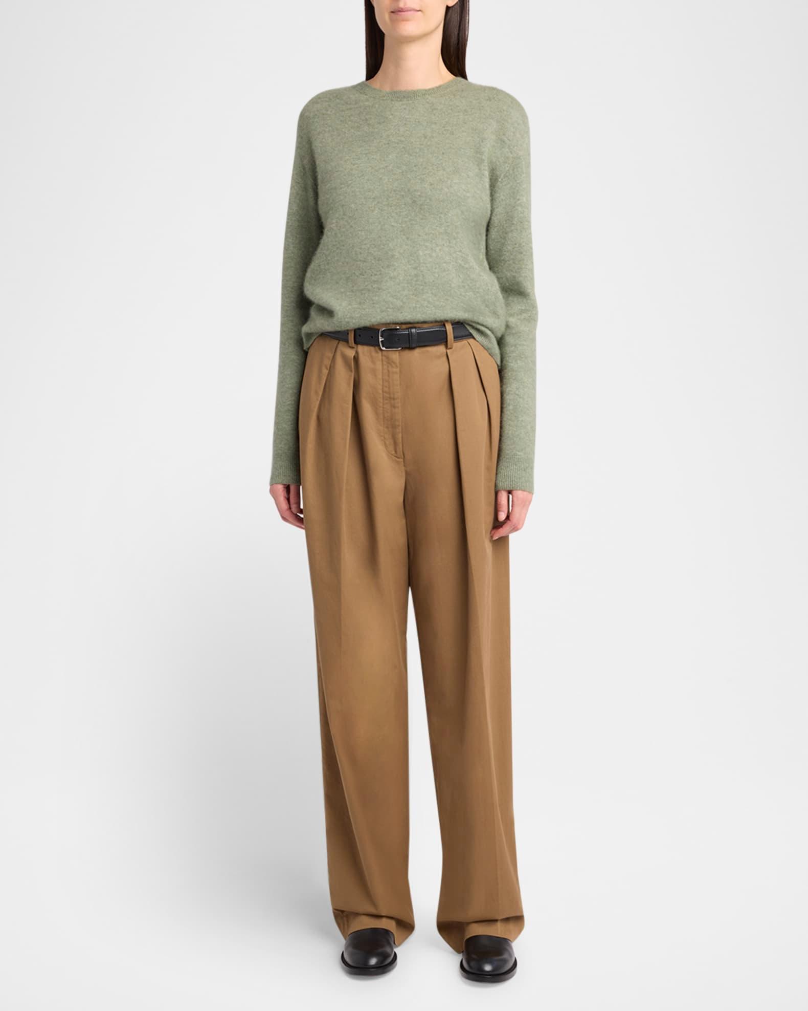 Lorynna Cashmere-Silk Crewneck Sweater Product Image