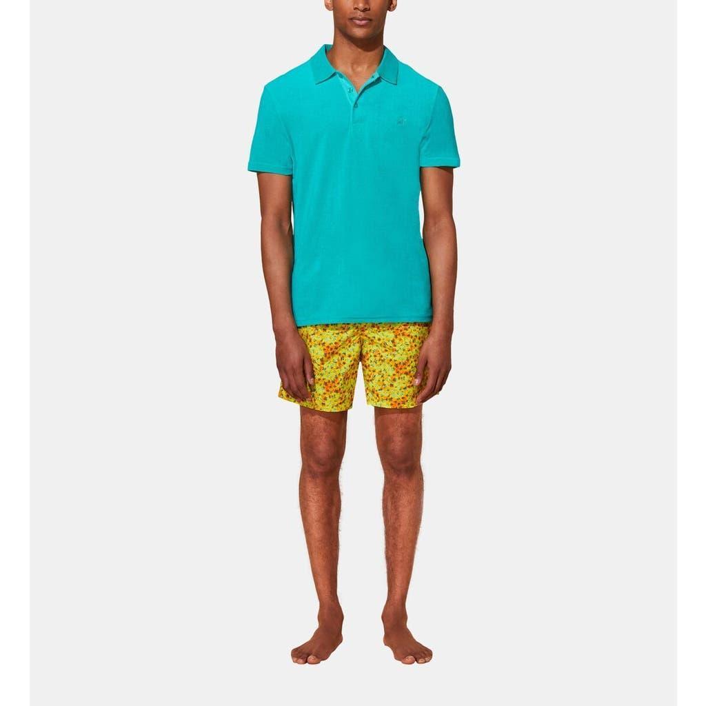 Mens Organic Terry Polo Shirt Product Image